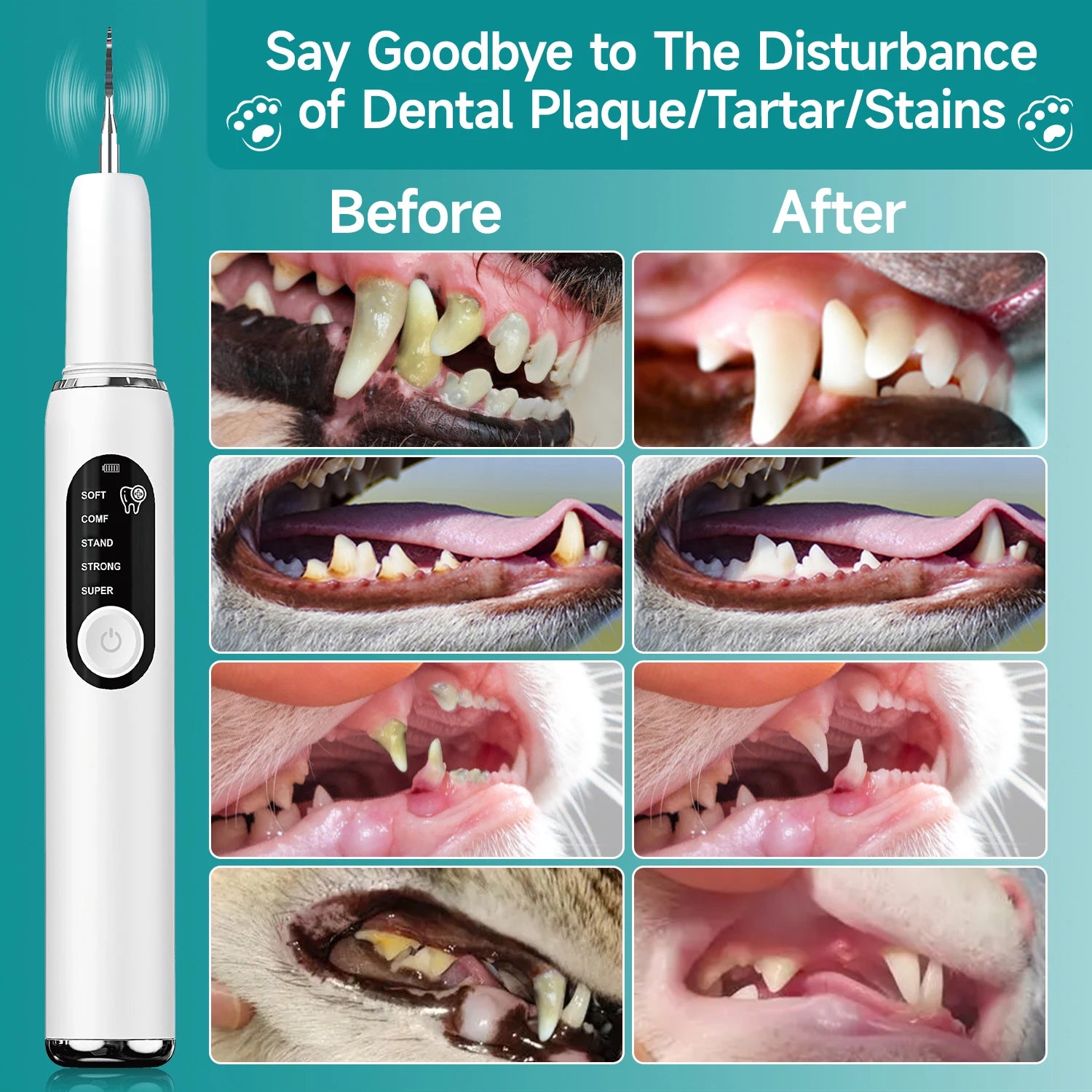 VetOralLab Ultrasonic Pet Dental Scaler & Plaque Remover